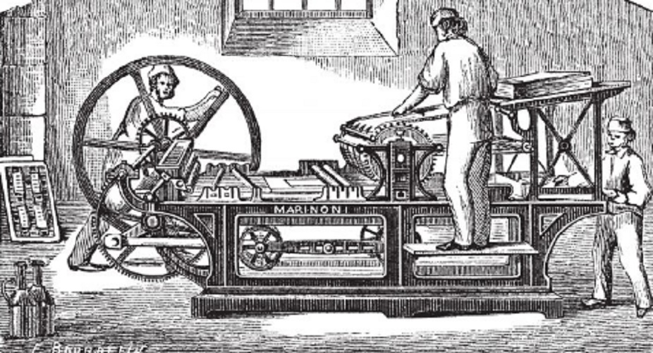 Humanism - Invention of the printing press