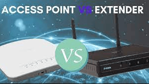 Difference between access point and extender