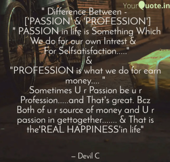 difference-between-passion-and-profession-in-tabular-form