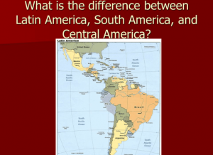 difference between Latin America and South America